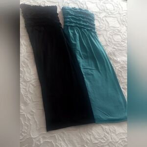 2 Strapless Beach Coverups Large